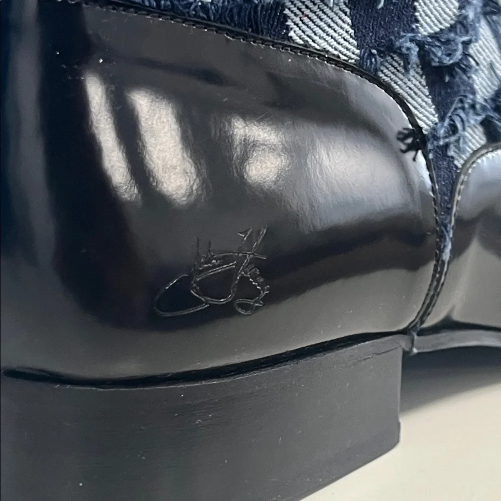 NIB - John Fluevog Executor Castellano Boots – Denim | Men’s Size 11 - Picture 10 of 16